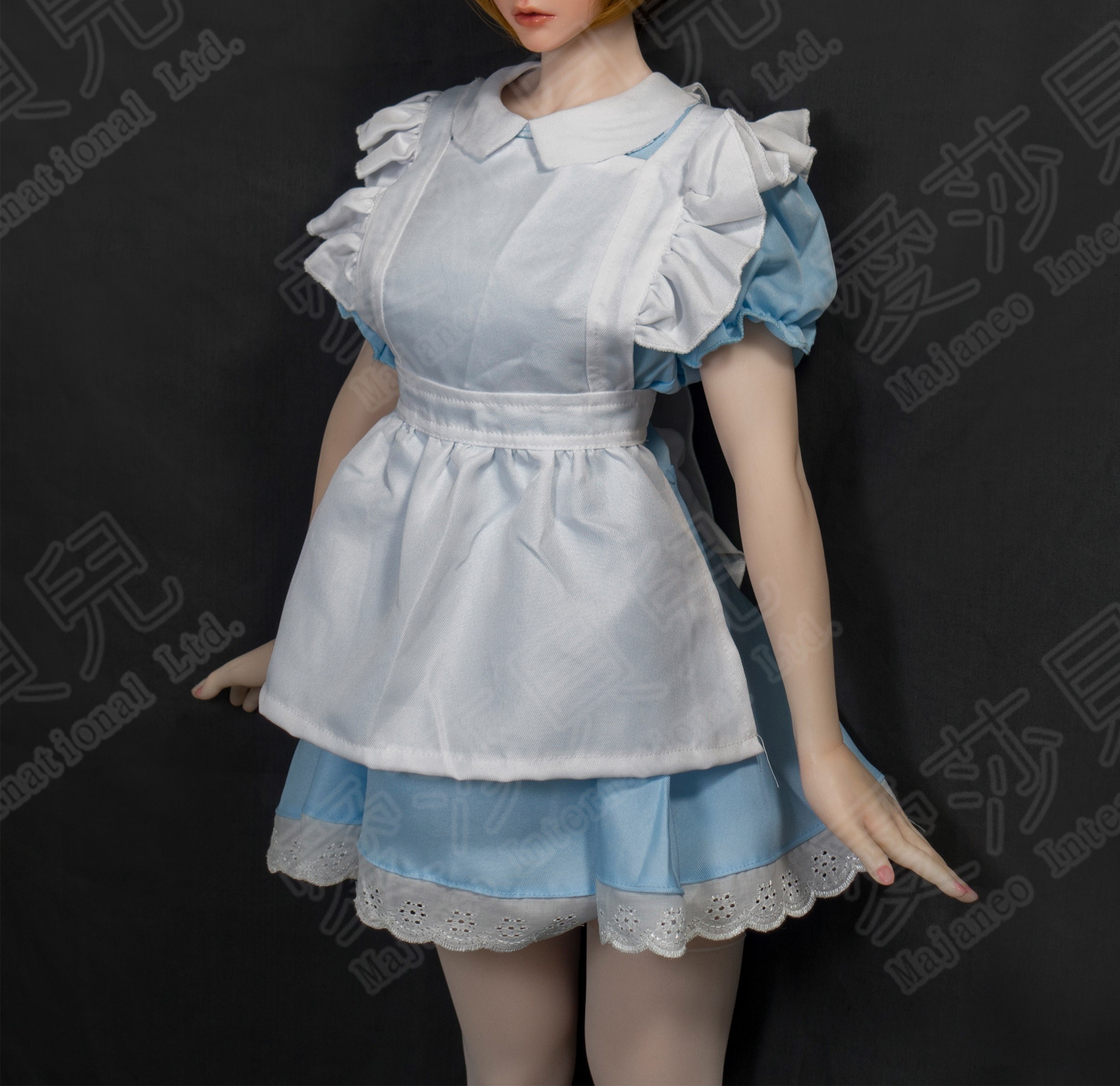 ElsaBabe Sex Doll Dress Maid Dress Silicone Sex Doll Clothes for 102cm Akiyama Naoko