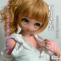 ElsaBabe Real Anime Doll Head Of 125cm 140cm 148cm 150cm 153cm Platinum Silicone Anime Sex Doll, Ishikawa Kiyomi